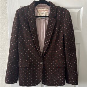 Anthropologies Polka Dot Blazer